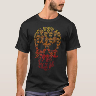 T-shirt Crâne coloré