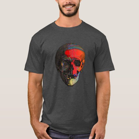 T-shirt Crâne Coloré (Devant)
