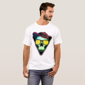 T-shirt Crâne, Cool, Os (Devant entier)