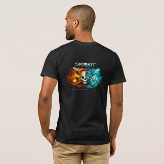 T-Shirt crâne Cyberpunk – Technologie ancienne vs 