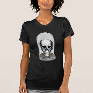 T-shirt Crâne dans cloche en verre 2