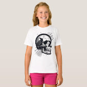 T-shirt Crâne dans différents styles 14 (Devant entier)
