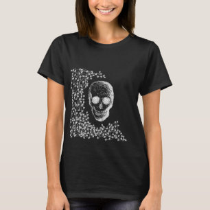 T-shirt Crâne, dans le blanc