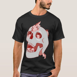 T-shirt Crâne de Axolotl