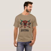 T-Shirt Crâne de Bison et Flèches (Devant entier)