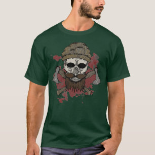 T-shirt Crâne de bois