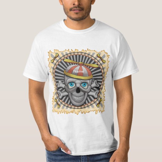 T-shirt Crâne de bonnet (Devant)