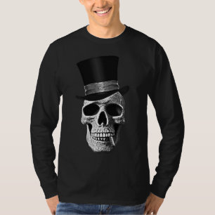 T-shirt Crâne de casquette supérieur