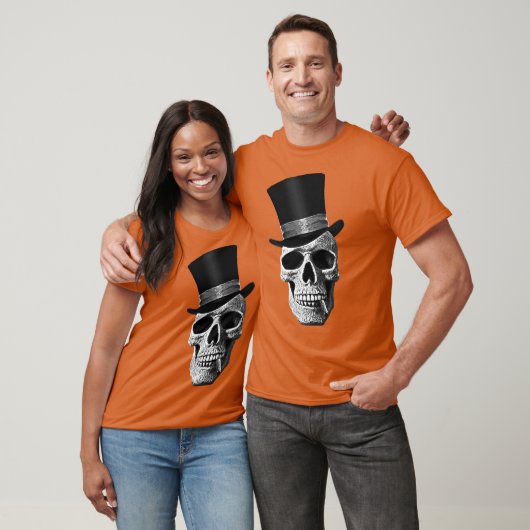 T-shirt Crâne de casquette supérieur (Unisexe)