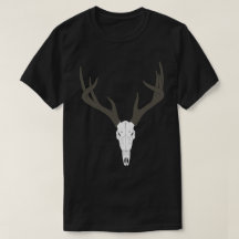 Crâne de cerf à queue blanche personnalisable