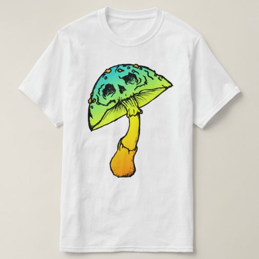 T-shirt crâne de champignon (Design devant)