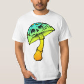 T-shirt crâne de champignon (Devant)
