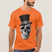 T-shirt Crâne de chapeau supérieur (Devant)