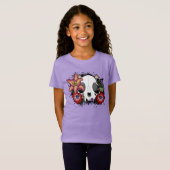 T-Shirt Crâne de chat Doom et Bloom (Devant entier)