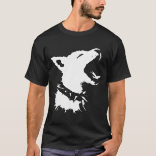 T-shirt Crâne de Chien Punk Y2k Mignon Effrayant Chiot Got
