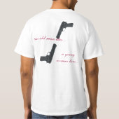 T-shirt Crâne de commerce équitable/T-shirt de pistolets (Dos)