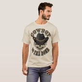 T-shirt Crâne de cowboy (Devant entier)