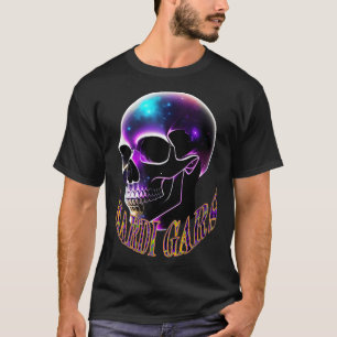 T-shirt Crâne de défilé Mardi Gras pour femmes et hommes e