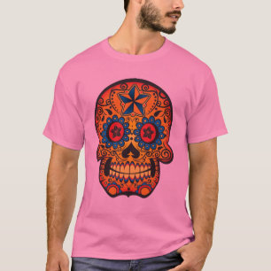 T-shirt Crâne de fantaisie de sucre