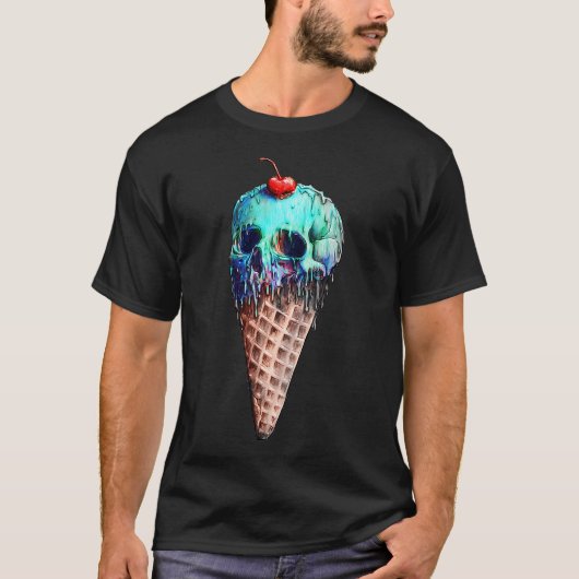 T-shirt Crâne de glace (Devant)