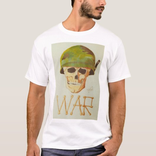 T-shirt Crâne de guerre (Devant)