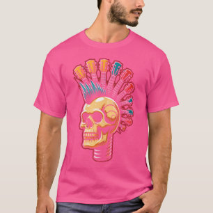 T-shirt Crâne de guitare acoustique - Instrument guitarist