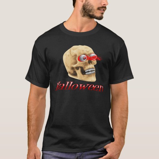 T-shirt Crâne de Halloween (Devant)