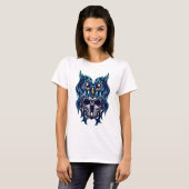 T-shirt Crâne de hibou (Devant entier)