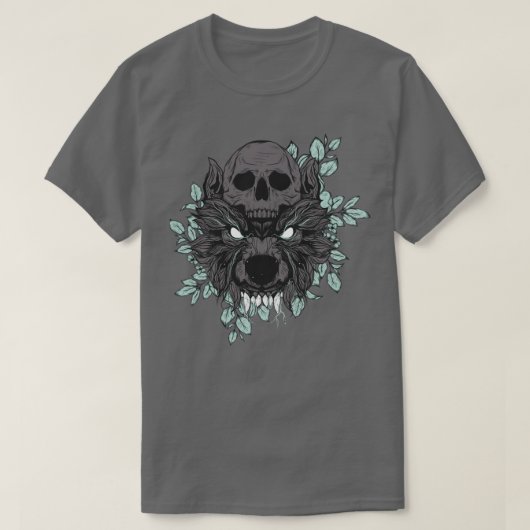 T-shirt Crâne de loup (Design devant)