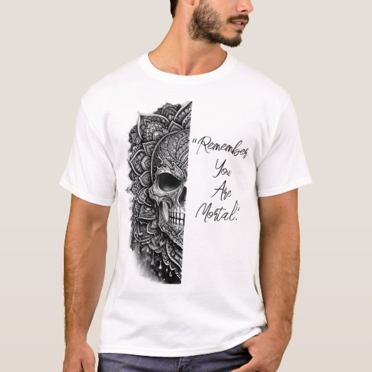 T-shirt Crâne de Mandala (Devant)