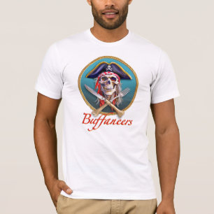 T-shirt Crâne de Pirate et Ustensiles pour les Amateurs de
