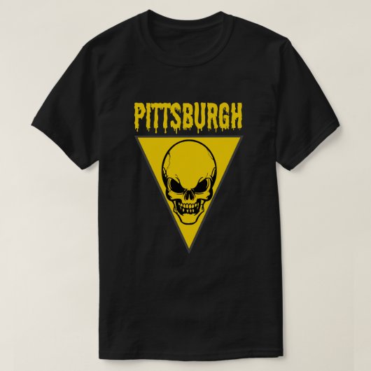 T-shirt Crâne de Pittsburgh (Design devant)