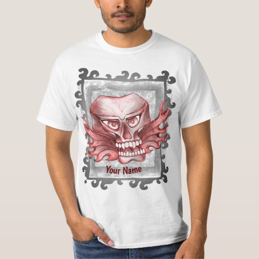 T-shirt Crâne de roche (Devant)