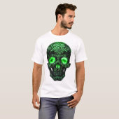 T-shirt Crâne de rune celtique (Devant entier)