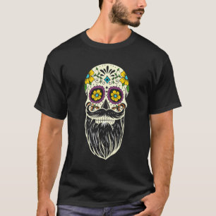 T-shirt Crâne de sucre à rouler Dia De Los Muertos Apparel