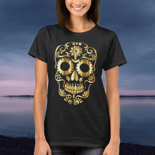 T-shirt Crâne de sucre Art culturel mexicain Jour des mort