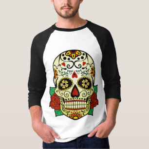 T-shirt Crâne de sucre avec des roses