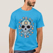 T-shirt Crâne de sucre coloré (Devant)
