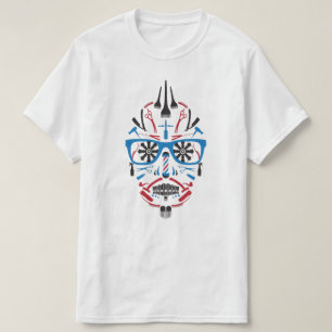 T-shirt crâne de sucre de raseur-coiffeur