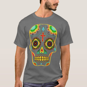 T-shirt Crâne de sucre polychrome