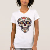 T-shirt Crâne de sucre Steampunk (Devant)
