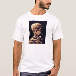 T-shirt Crâne de tabagisme de Van Gogh