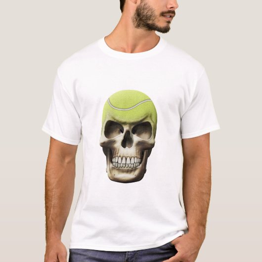 T-shirt Crâne de tennis (Devant)