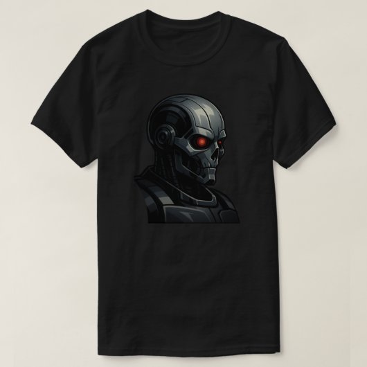 T-shirt Crâne de Terminator Power Force Graphisme Cool (Design devant)