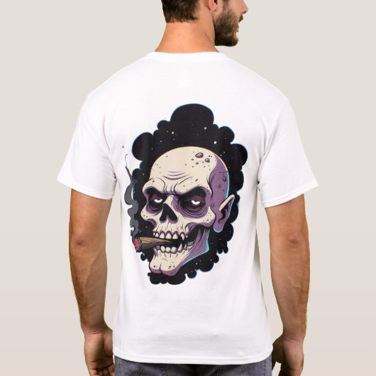 T-shirt Crâne de Vampire É边缘 (Dos)