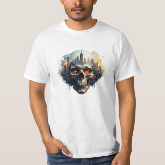 T-shirt Crâne d'enfer (Devant)