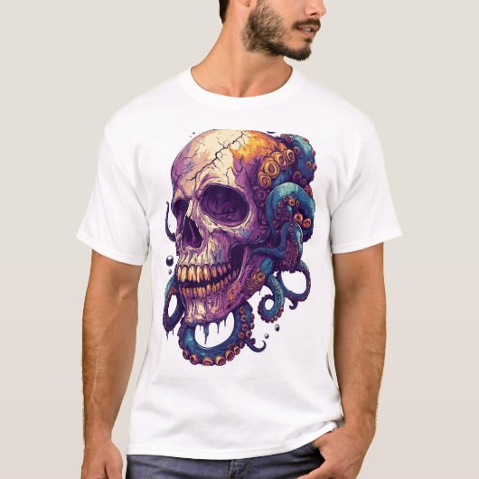 T-shirt Crâne des profondeurs (Devant)