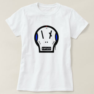 T-shirt Crâne dit: "l'amour est douleur"