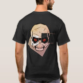 T-shirt Crâne d'œil rouge et (Dos)