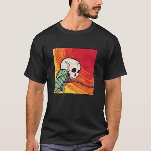 T-shirt Crâne d'oiseau solaire au soleil (Devant)